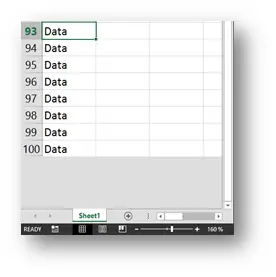 Scroll trouble in Excel