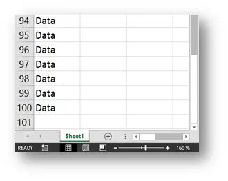 Scroll trouble in Excel