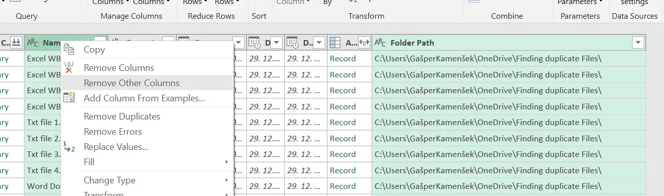 Power Query Table Join