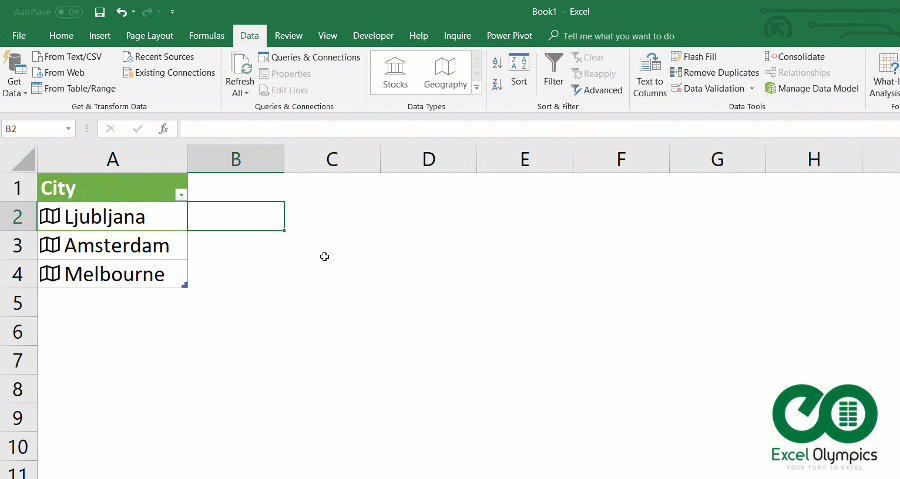 New Data Types In Excel - Excel Unplugged