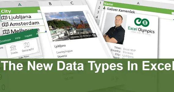 The New Data Types In Excel