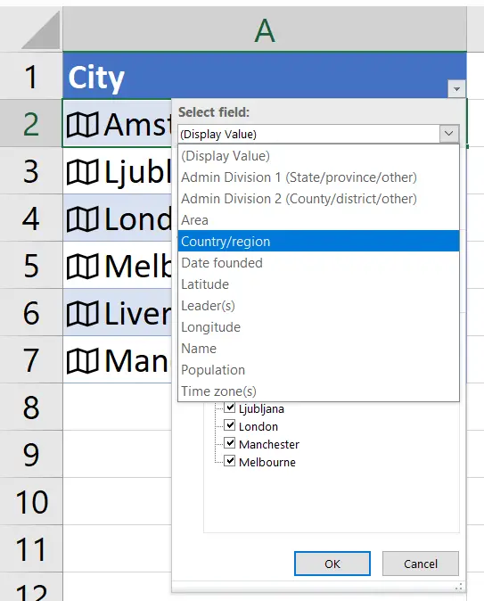 The New Excel Data Types Auto Filter